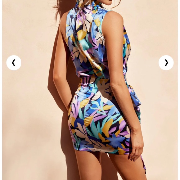 PETAL AND PUP Mini Wrap Floral Dress - Picture 2 of 3